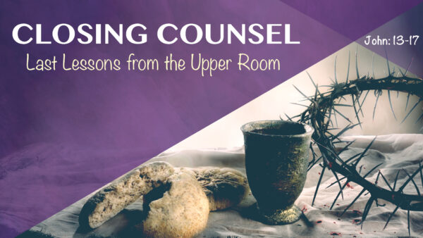Closing Counsel: Last Lessons from the Upper Room: The Vine Image
